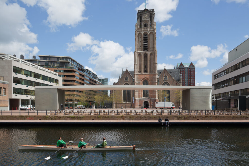 Staalconstructie Openlucht theater Grotekerkplein Rotterdam Visser VKV